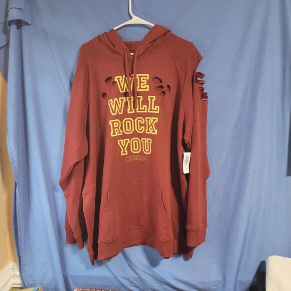 Torrid Plus Size Queen Offical Merch Hoodie Size‎ 4XL NWT - Picture 1 of 9
